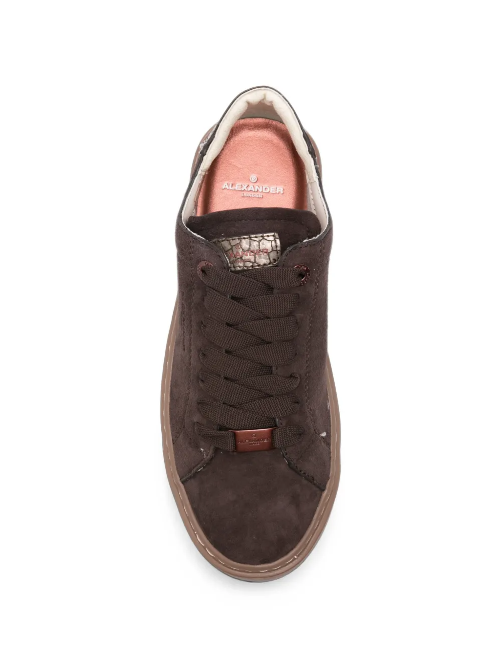 Alexander Smith croc-effect platform sneakers Bruin