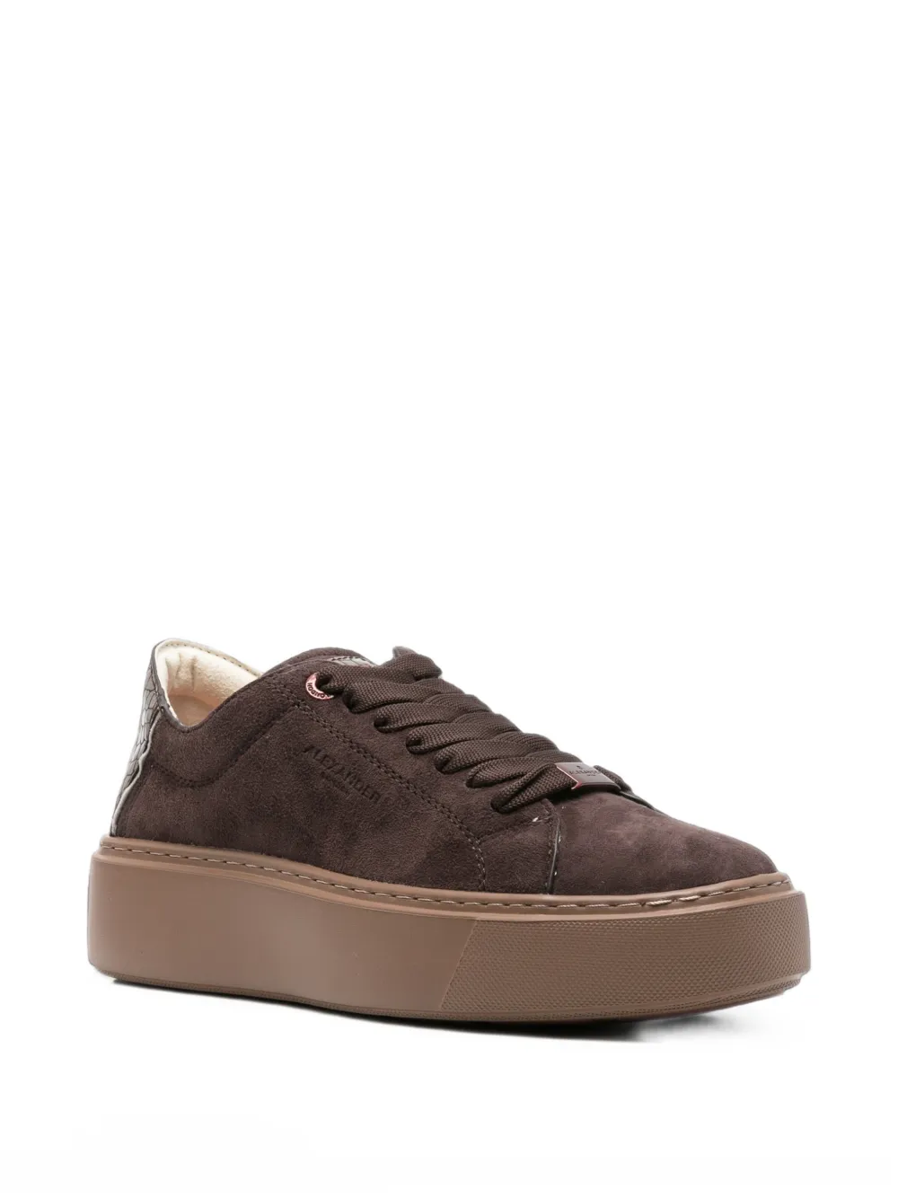 Alexander Smith croc-effect platform sneakers Bruin