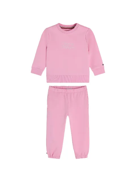 Tommy Hilfiger Junior logo-embroidered tracksuit