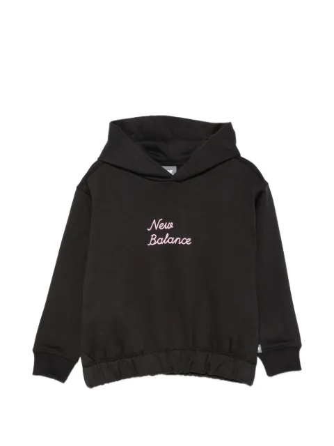 New Balance Kids logo-print hoodie