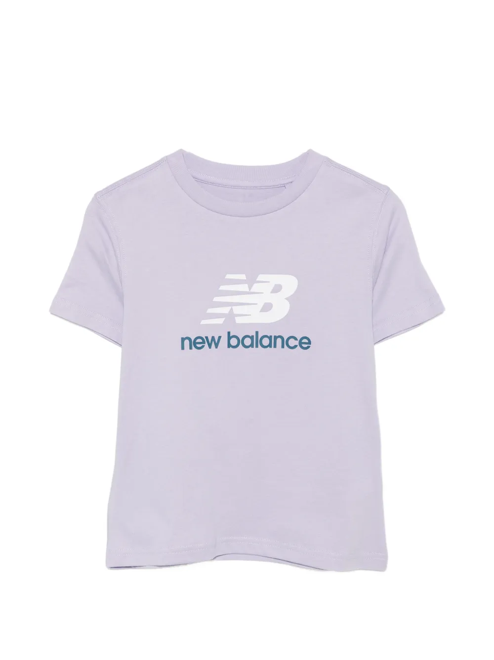New Balance Kids T-shirt met logoprint Paars