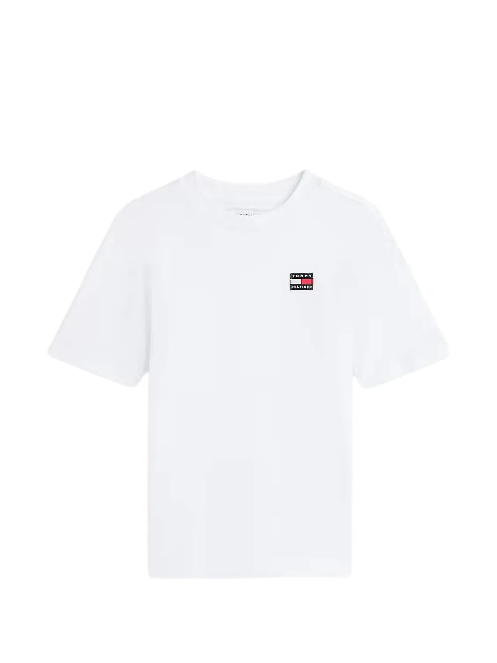 Tommy Hilfiger Junior T-shirt con applicazione logo - Bianco