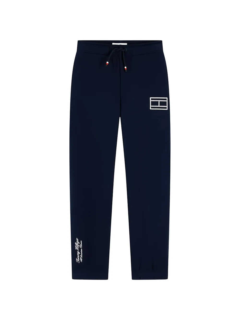 Tommy Hilfiger Junior Trainingsbroek met geborduurd logo Blauw