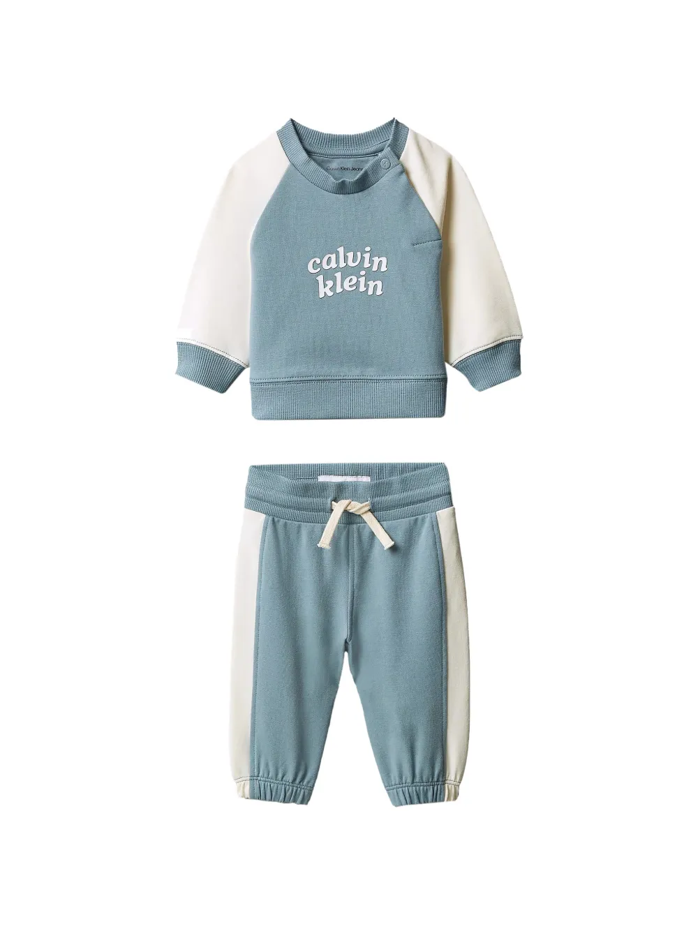 Calvin Klein Kids Trainingspak met logoprint Blauw