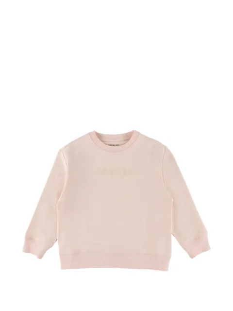Calvin Klein Kids logo-embroidered sweatshirt