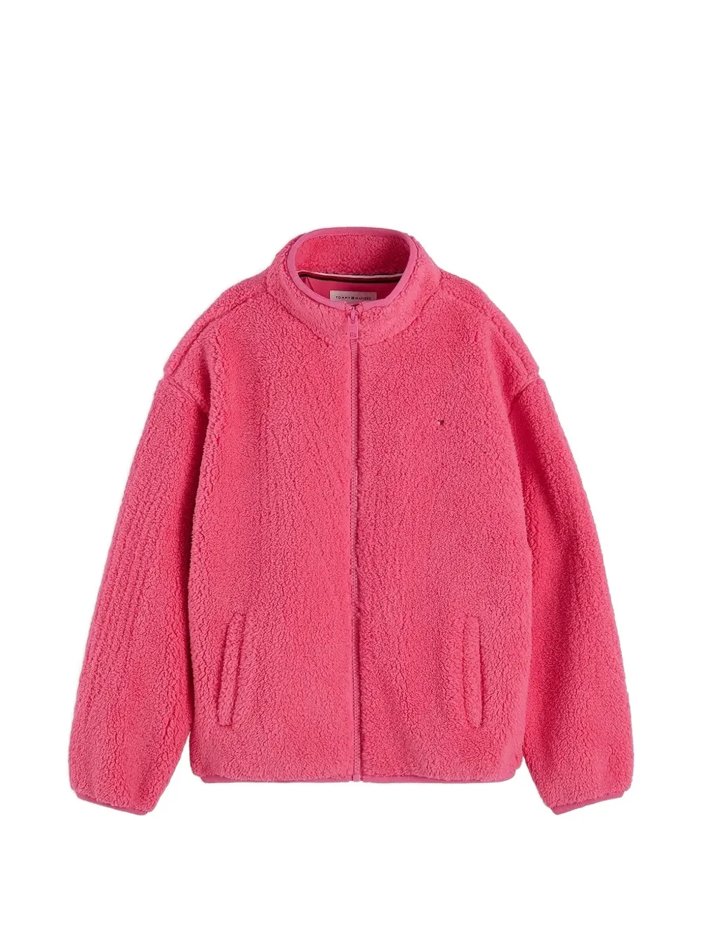 Tommy Hilfiger Junior Jacke mit Logo-Stickerei - Rosa