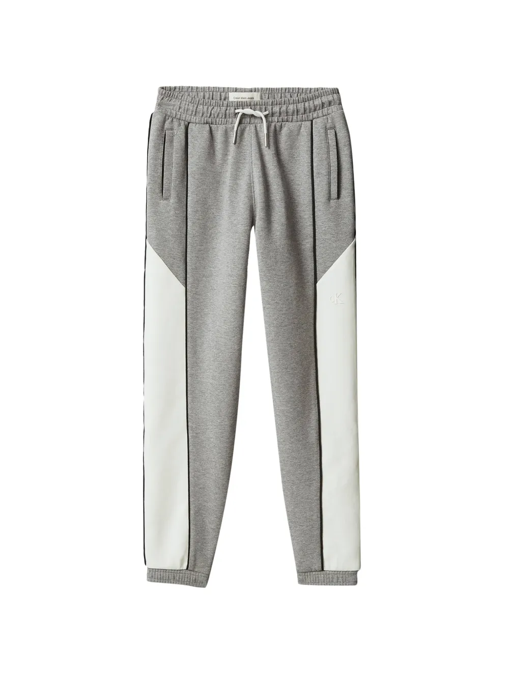 Calvin Klein Kids Pantaloni sportivi con coulisse in vita - Grigio