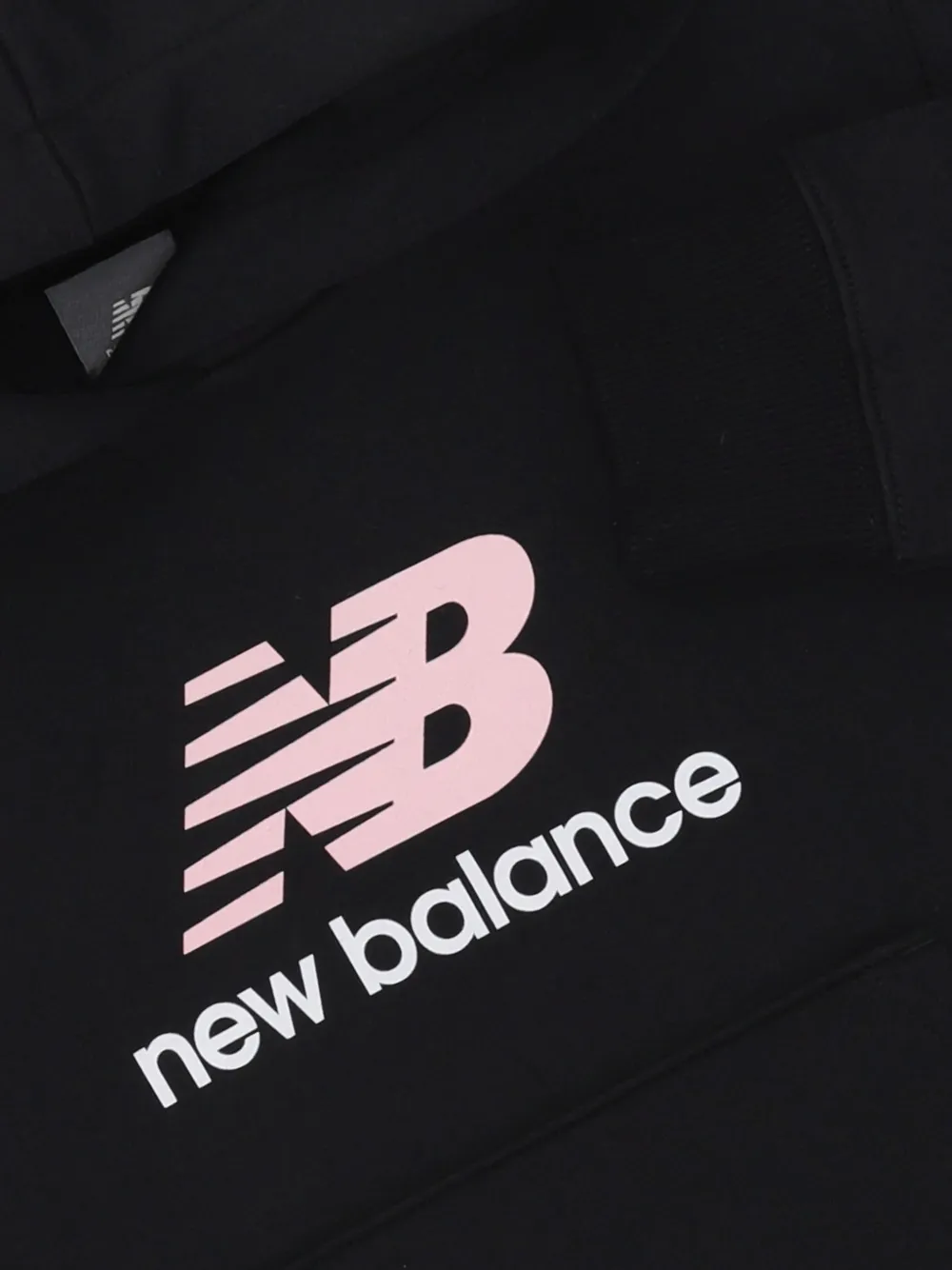 New Balance Kids Hoodie met logoprint Zwart