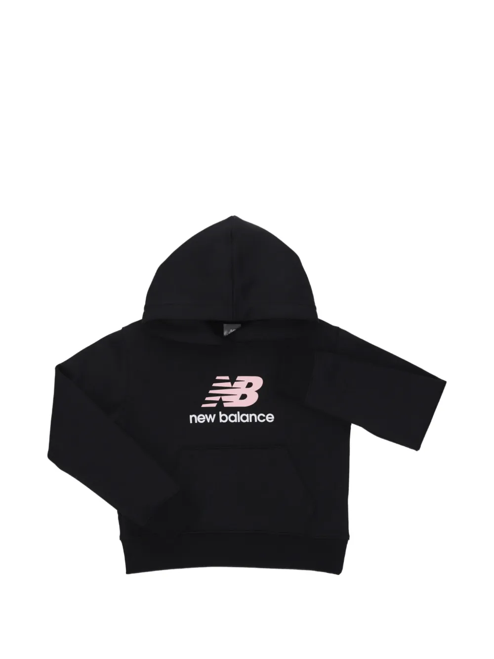 New Balance Kids Hoodie met logoprint Zwart