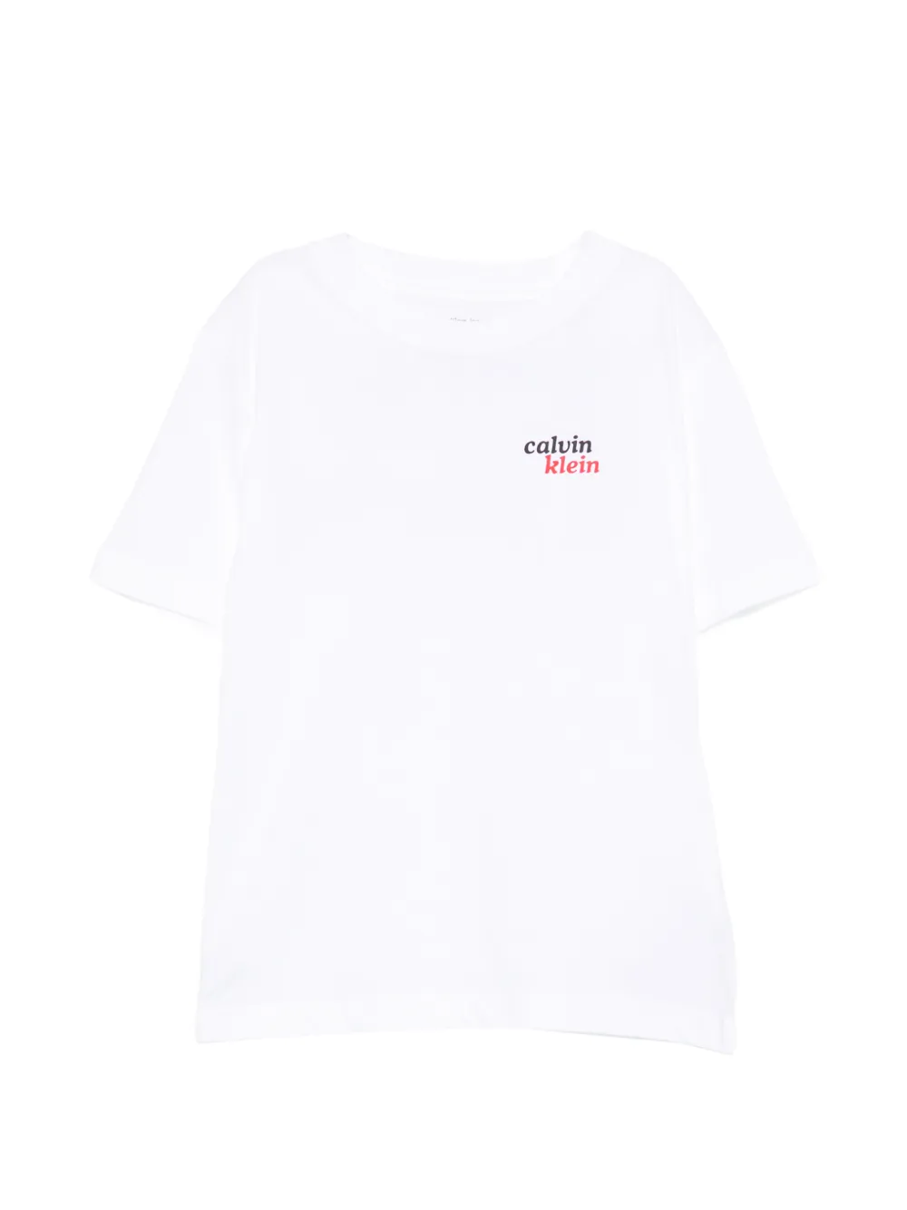 Calvin Klein Kids logo-print T-shirt - Bianco