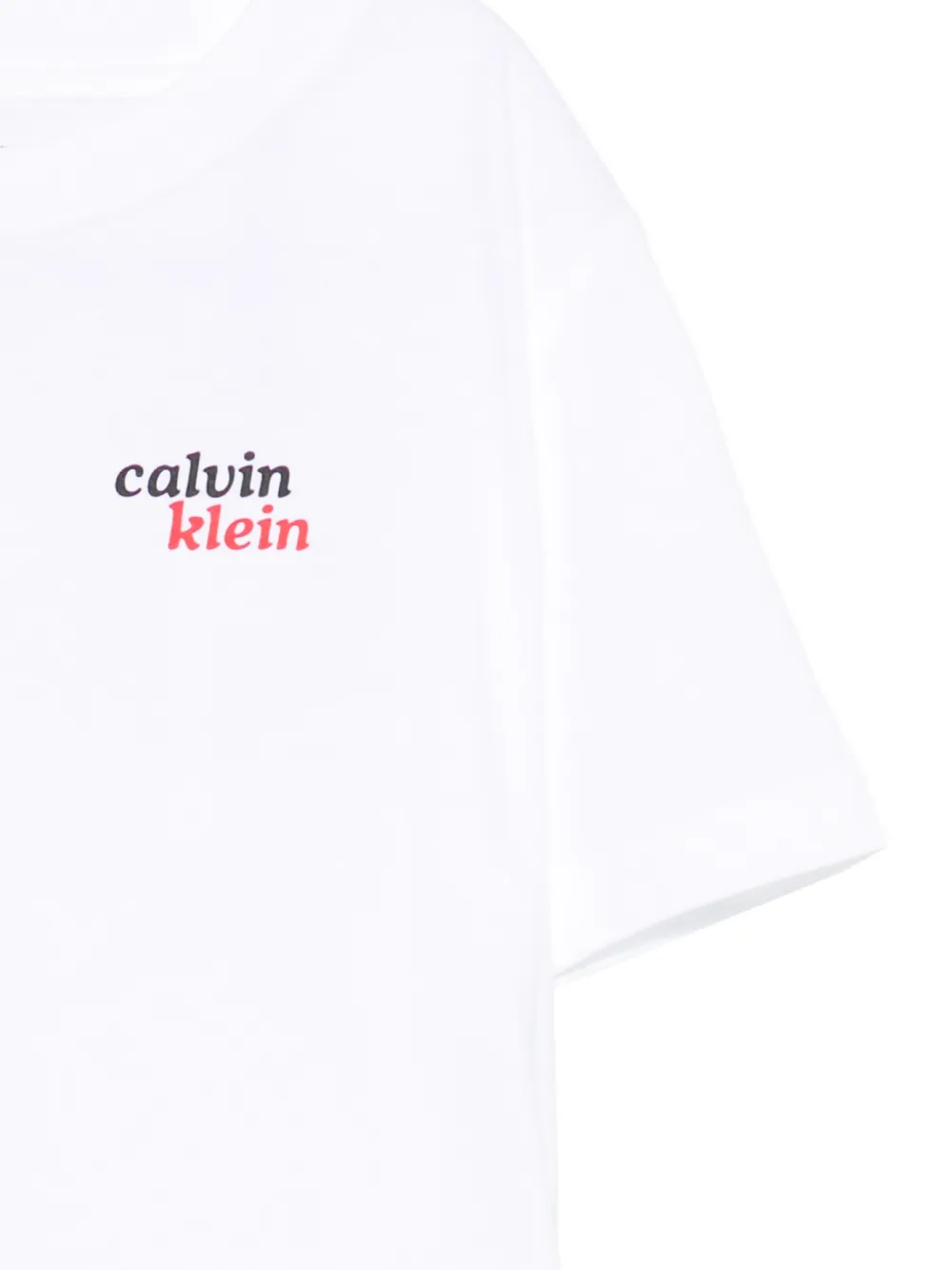 Calvin Klein Kids logo-print T-shirt Wit