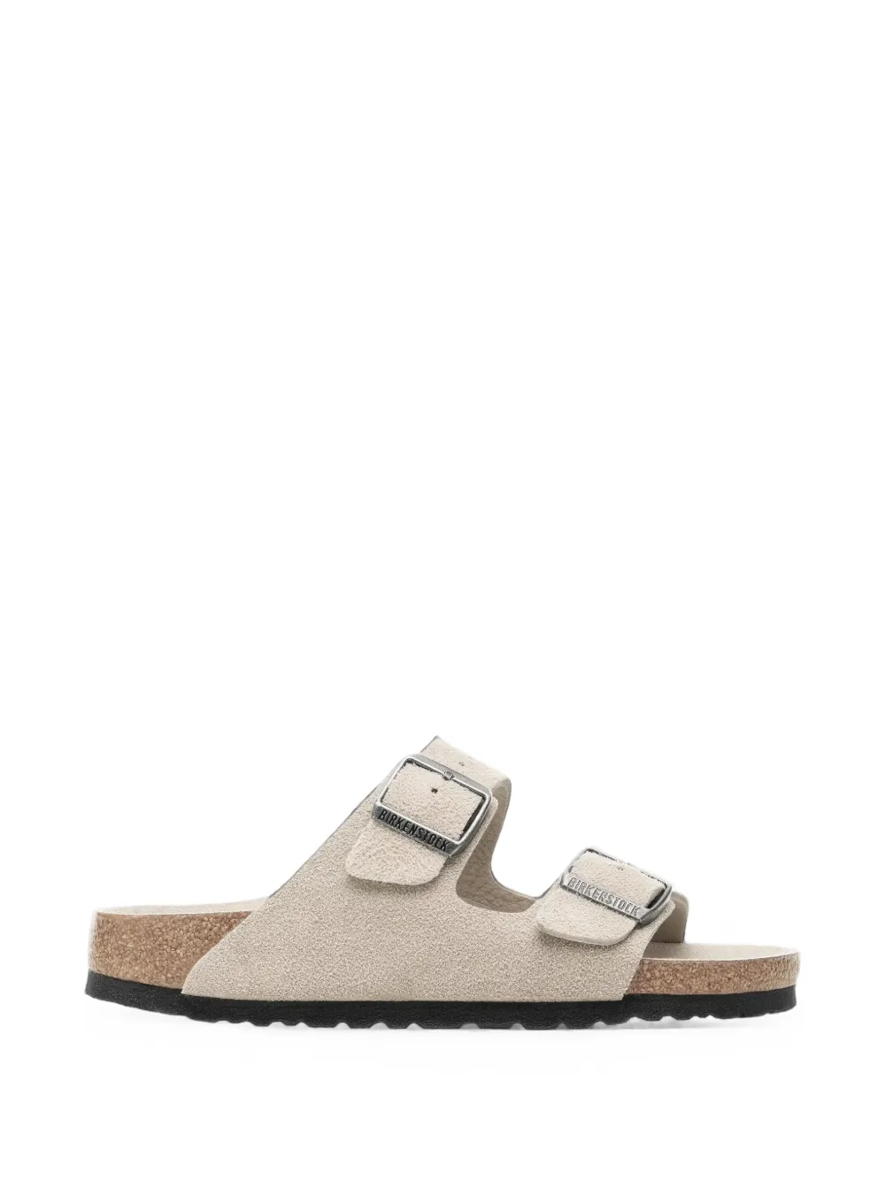 Birkenstock Arizona suede slippers - Bianco