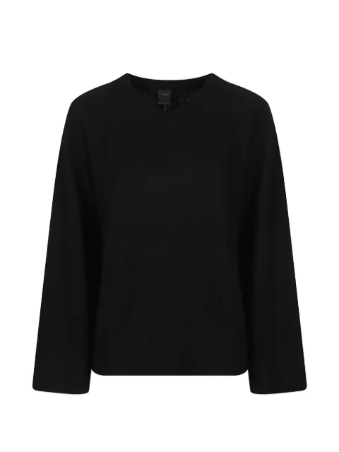 PINKO jersey con cuello en V y manga raglán