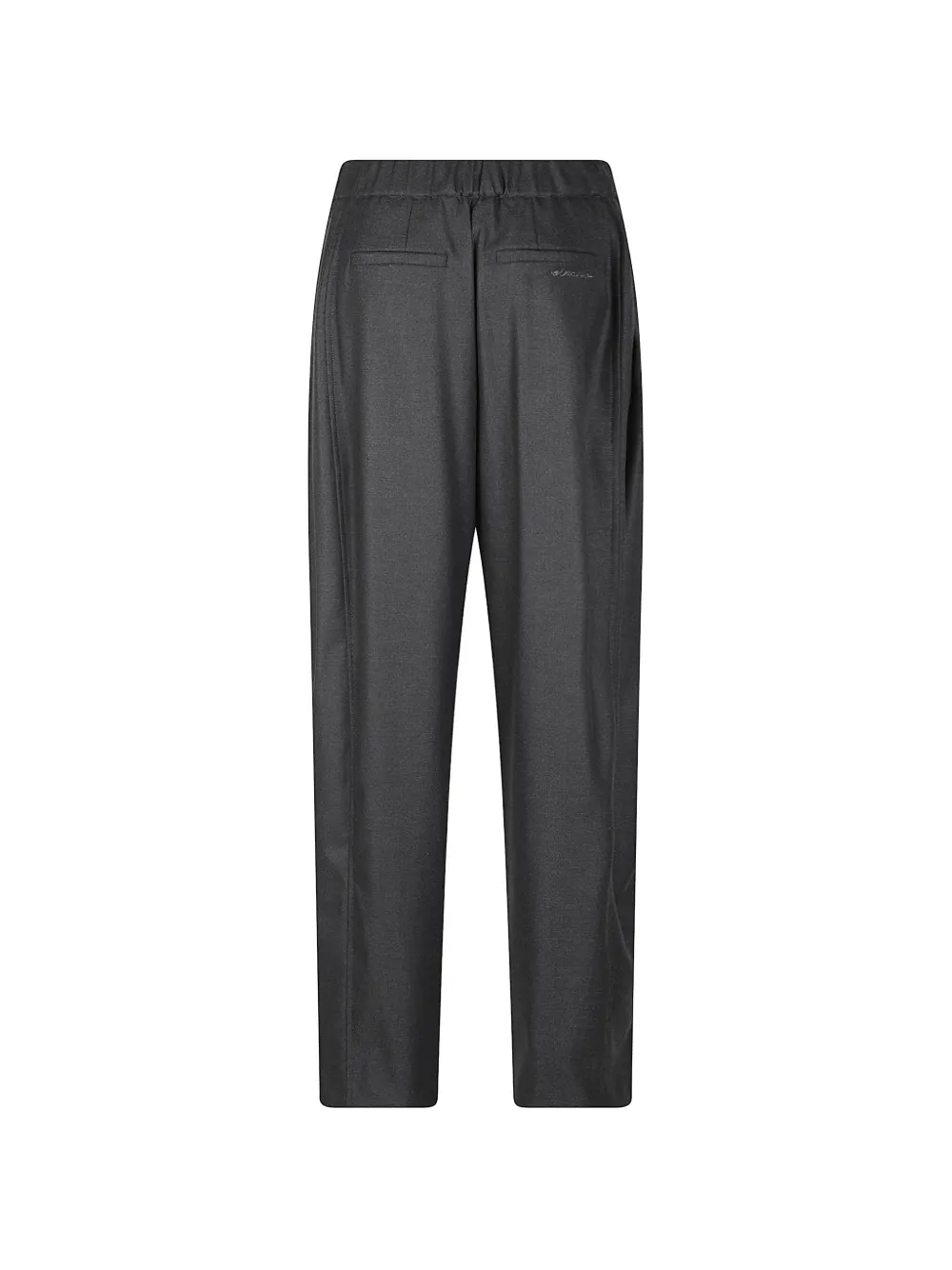 ERMANNO FIRENZE Broek met geplooid detail Grijs