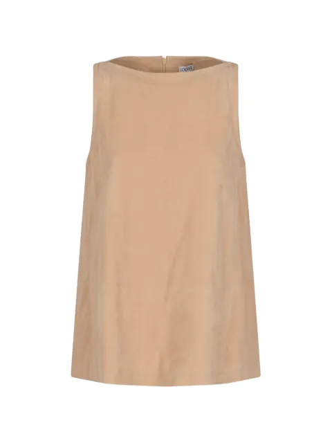 LOEWE Anagram-debossed sleeveless blouse