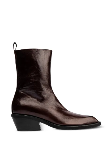POEVE square-toe ankle boots