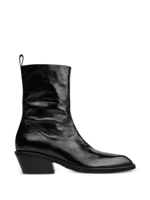 POEVE leather ankle boots