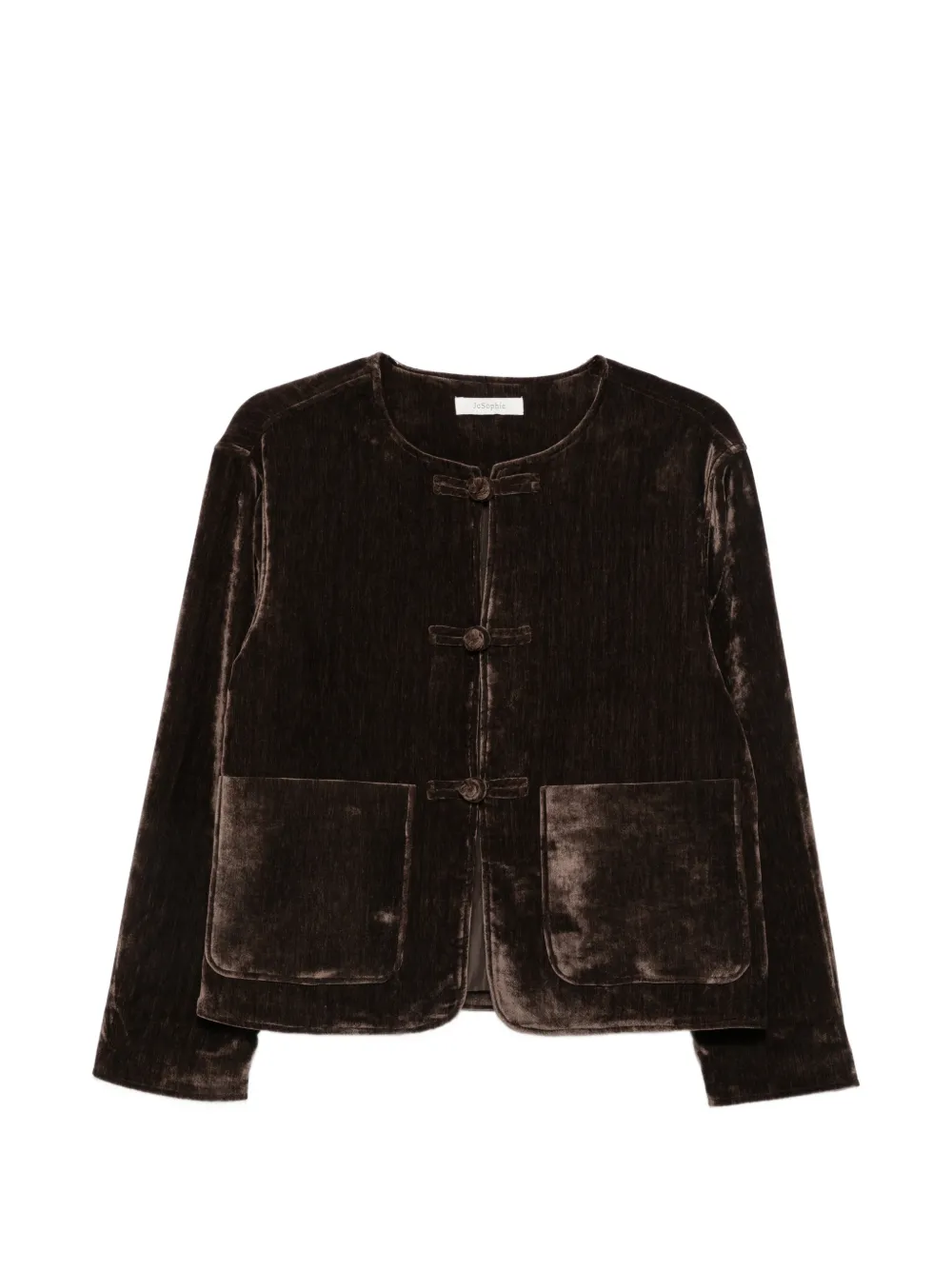 JcSophie Prunella frog-fastening jacket