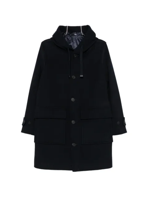 Manuel Ritz hooded button-up coat