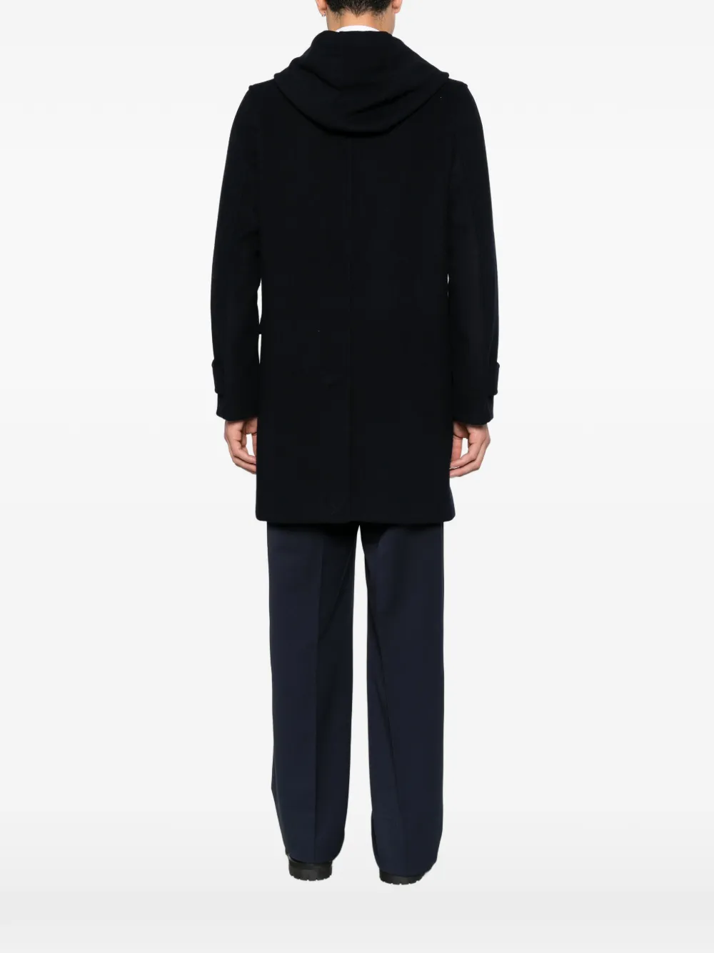 Manuel Ritz Jas met capuchon Blauw