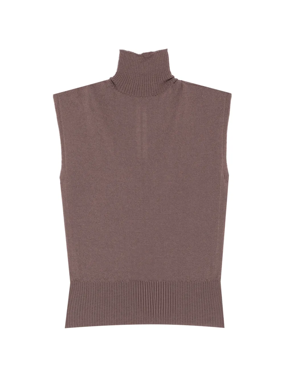 Rick Owens turtle-neck sleeveless top Bruin