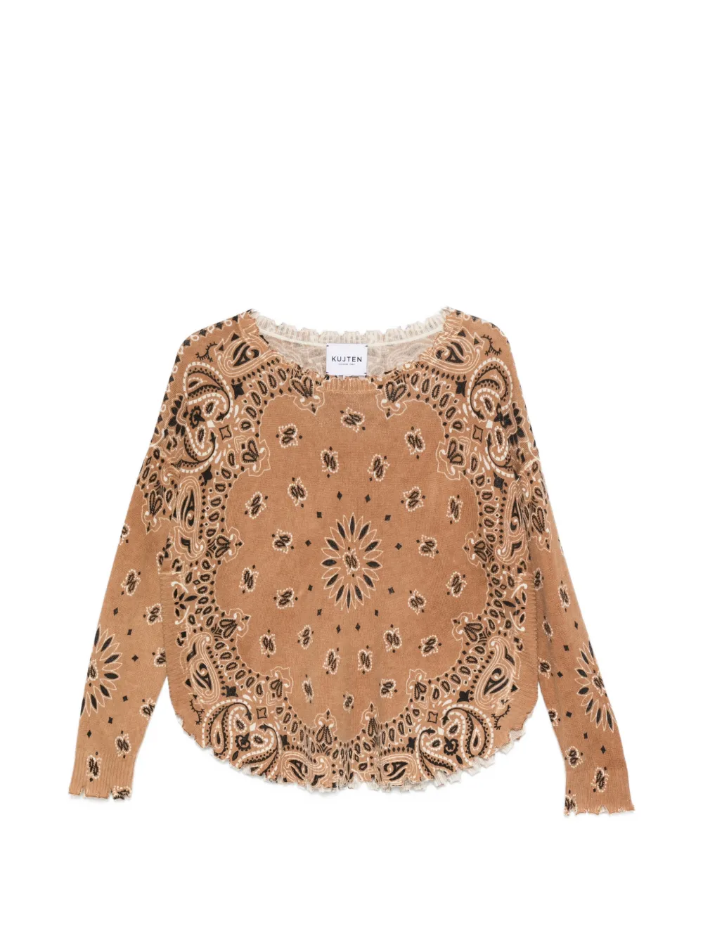 kujten Mela Banda Bico distressed-effect sweater
