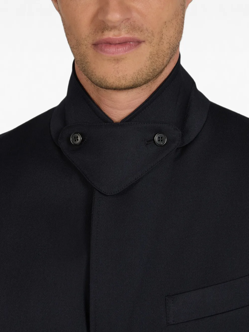 slowear Tekno twill blazer Blauw