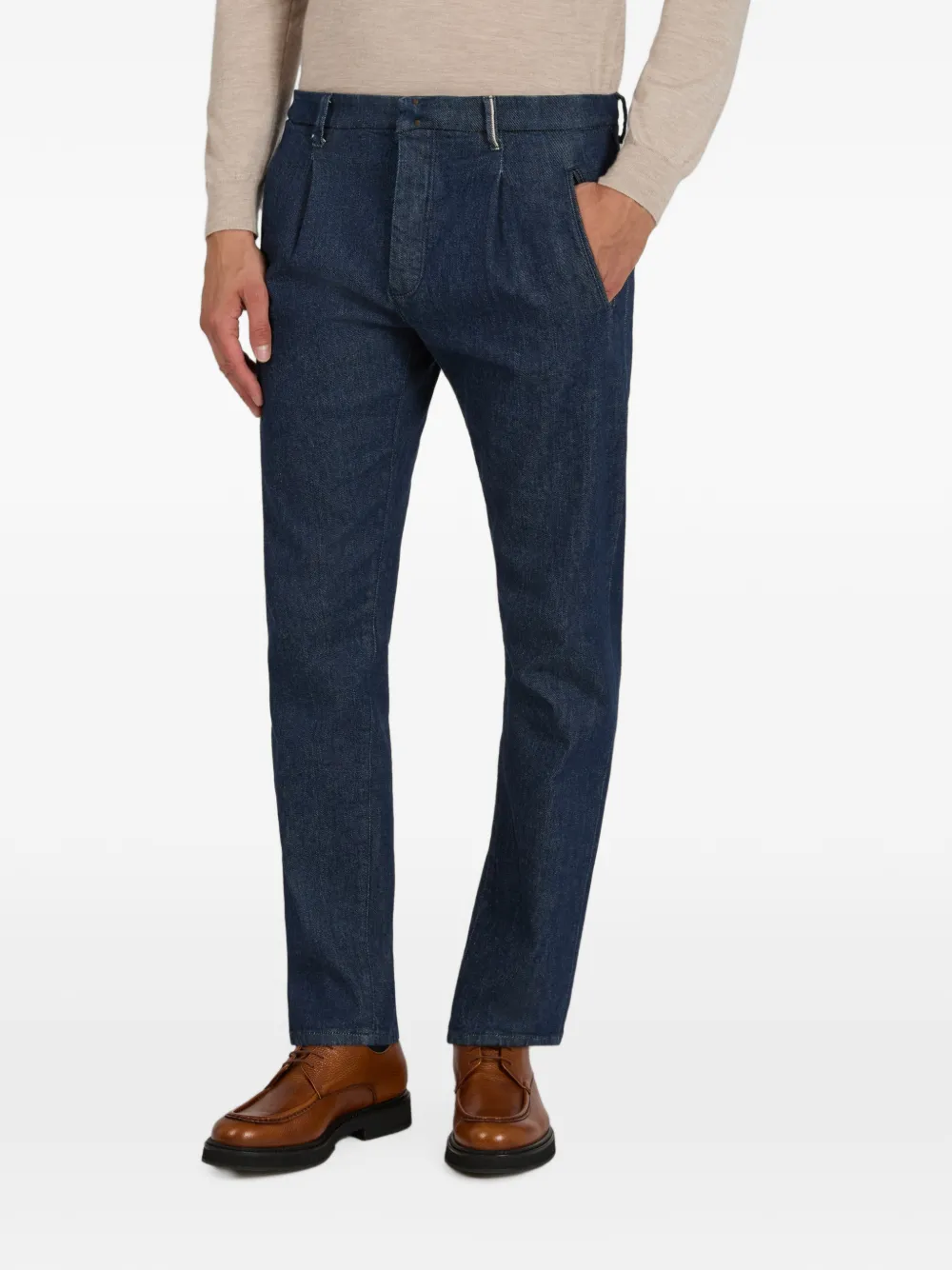 slowear Jeans met toelopende pijpen Blauw