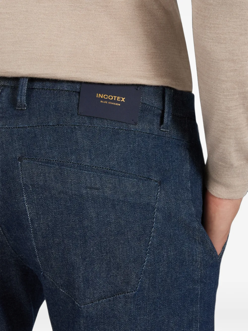 slowear Jeans met toelopende pijpen Blauw
