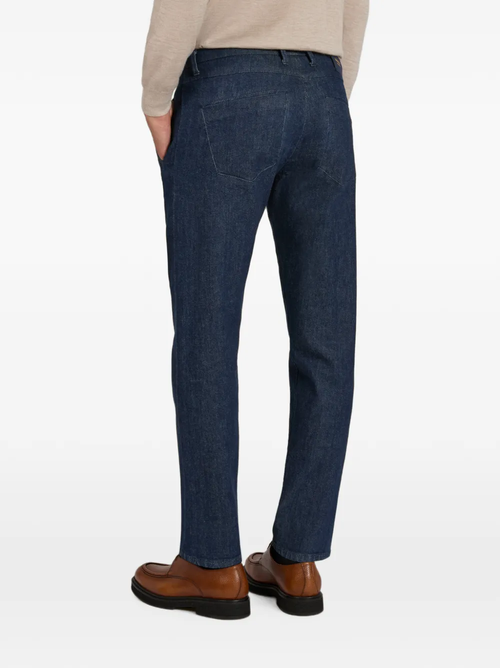 slowear Jeans met toelopende pijpen Blauw