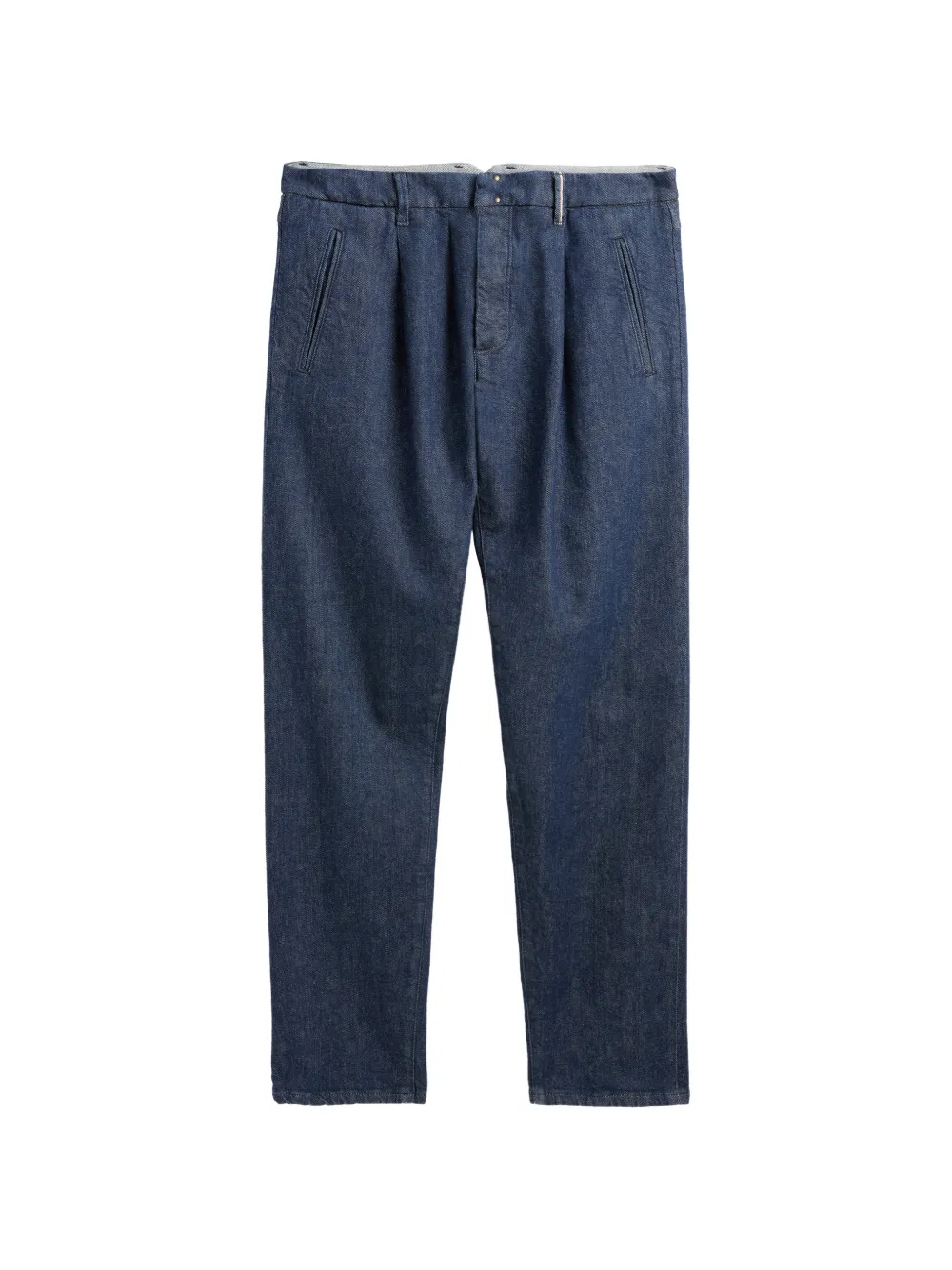 Slowear Incotex Blue Division Tapered-fit Jeans In Animal Print