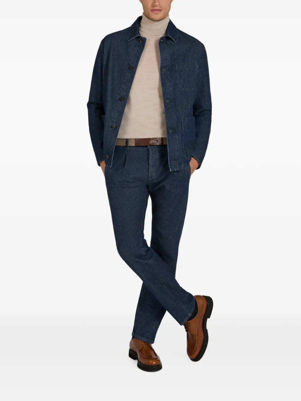 slowear Jeans met toelopende pijpen Blauw