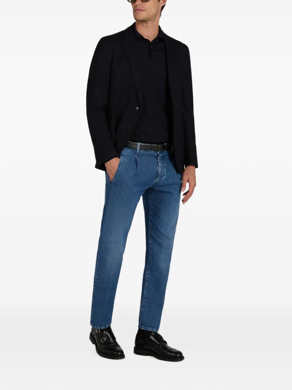 slowear Poloshirt met lange mouwen Blauw