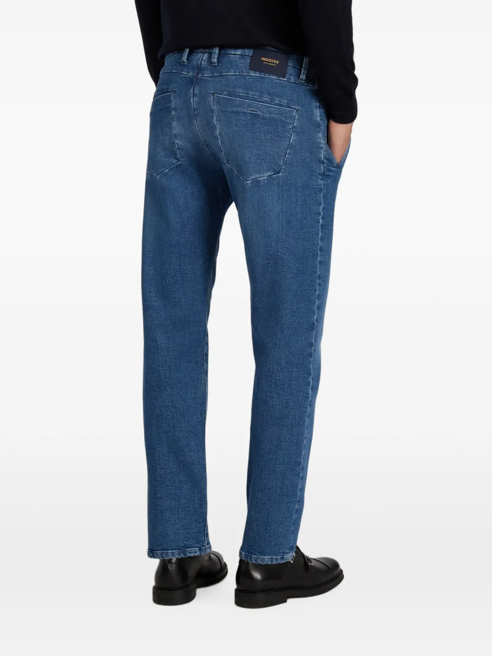 Incotex Blue Division broek met toelopende pijpen Blauw