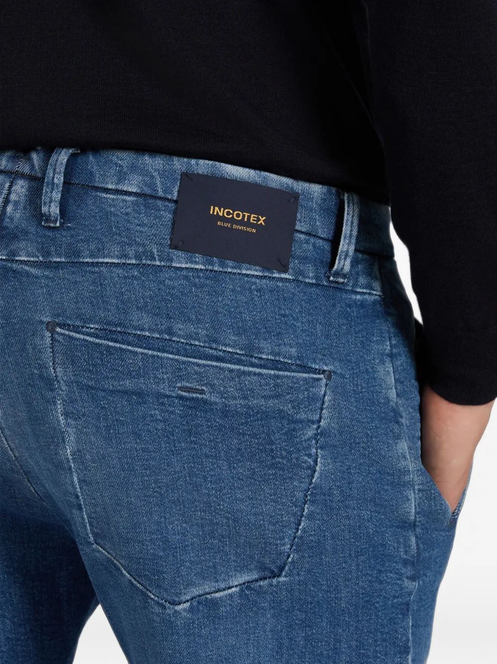 Incotex Blue Division broek met toelopende pijpen Blauw