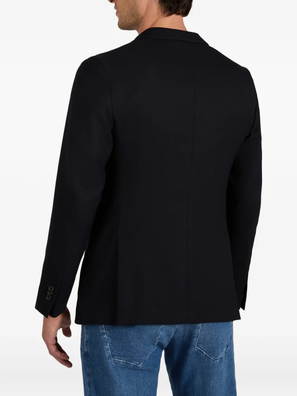 slowear Hopsack blazer Blauw
