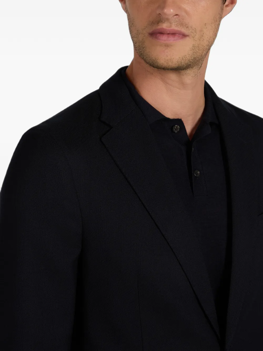 slowear Hopsack blazer Blauw