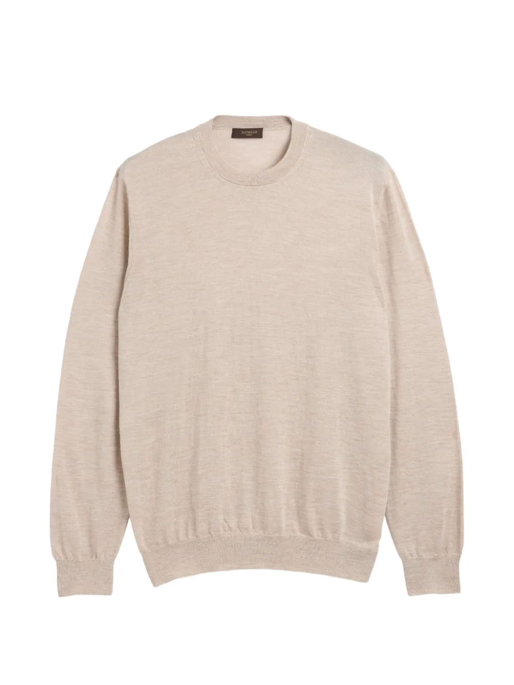 slowear スリムフィット クルーネックセーター | ニュートラル | Image 1