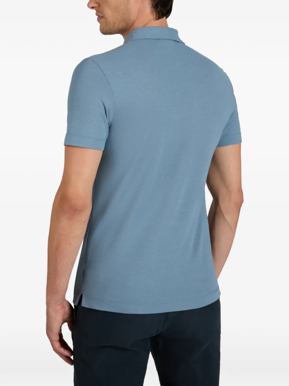 slowear IceCotton slim-fit poloshirt Blauw