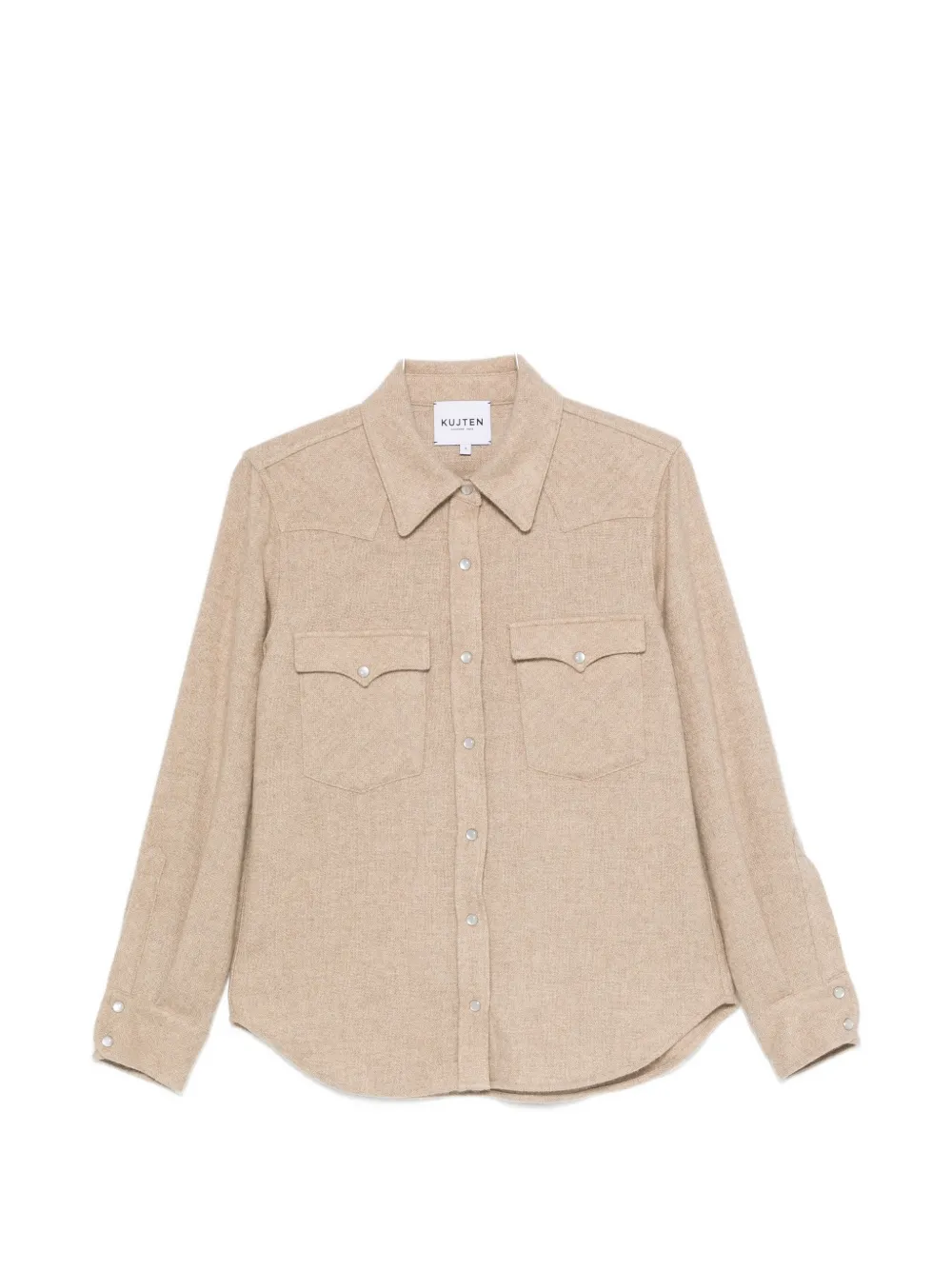 kujten Lumber button-up shirt - Nude