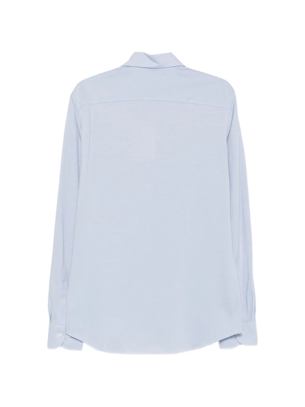Profuomo Overhemd met gespreide kraag Blauw