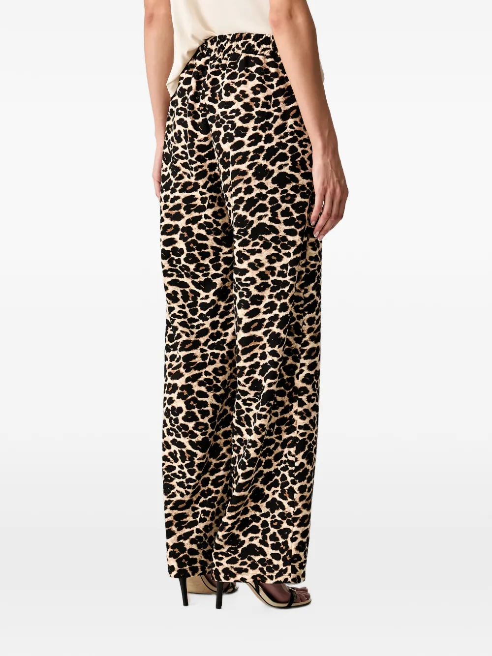 Morgan Broek met luipaardprint Beige