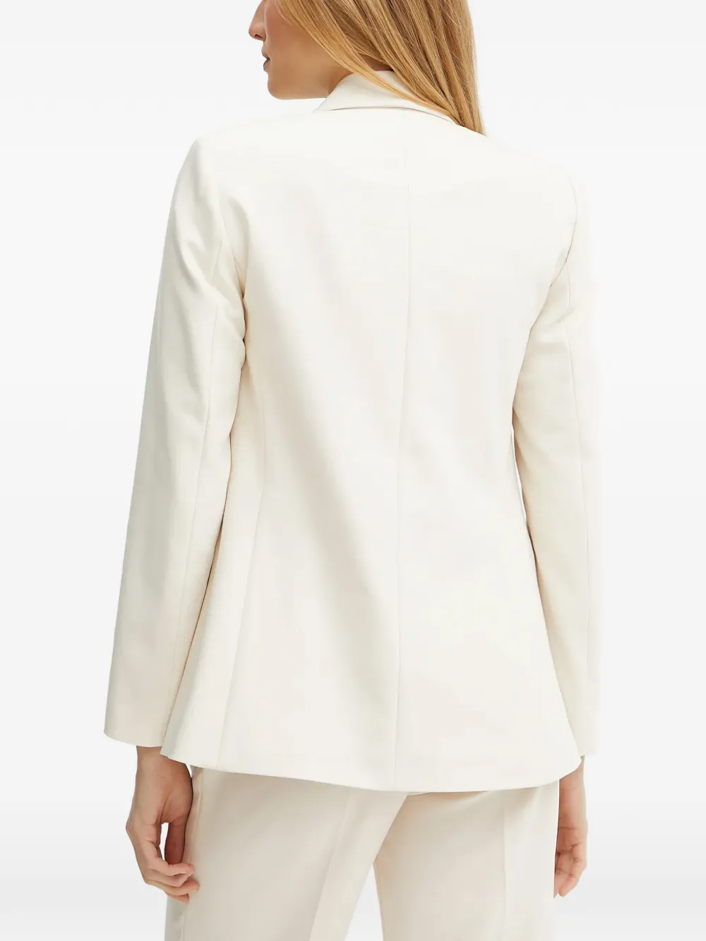 Morgan Viko.f blazer met enkele rij knopen Beige