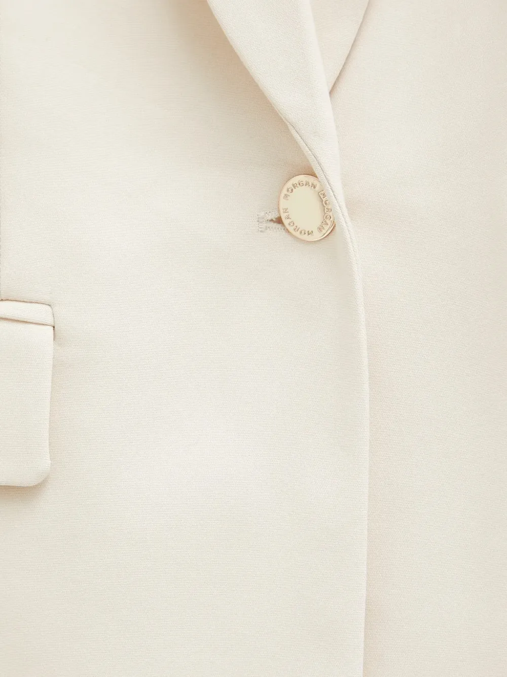 Morgan Viko.f blazer met enkele rij knopen Beige
