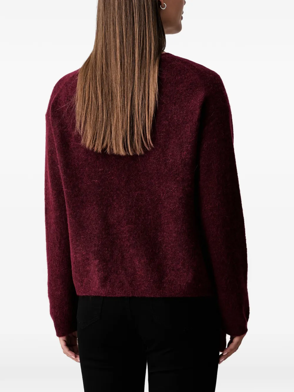 Mos Mosh Mape trui met ronde hals Rood