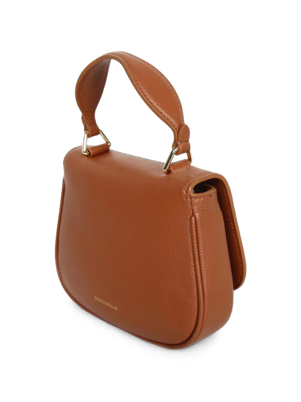 Coccinelle Mavery mini-shopper van bewerkt leer Bruin