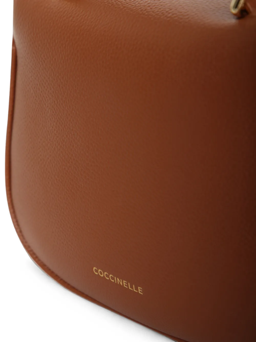 Coccinelle Mavery mini-shopper van bewerkt leer Bruin