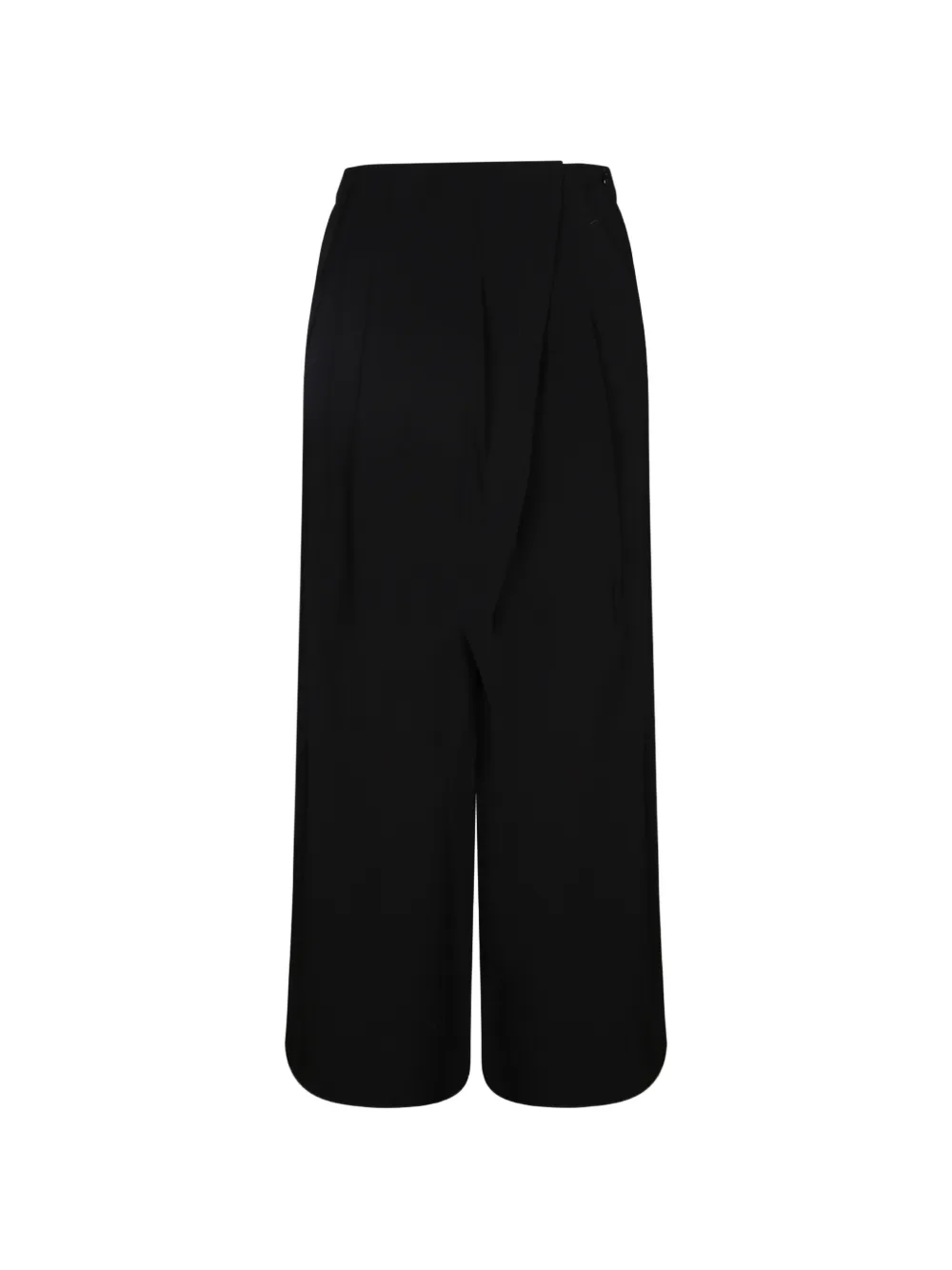 Issey Miyake wrap-front wide-leg palazzo pants
