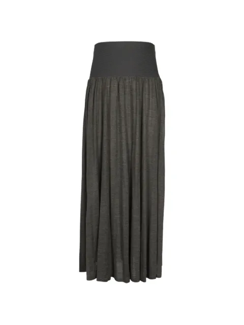 LESS paneled-waist A-line maxi skirt