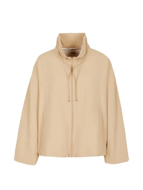 LESS drawstring high-neck jacket